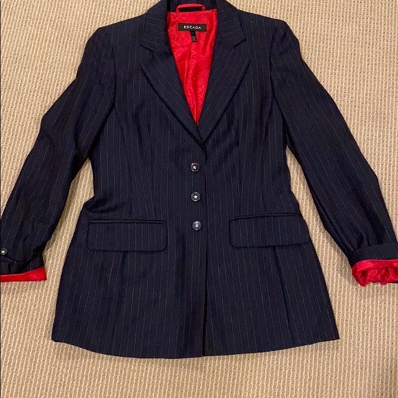 ESCADA USA COLORED JACKET WITH STAR BUTTONS - Picture 1 of 8